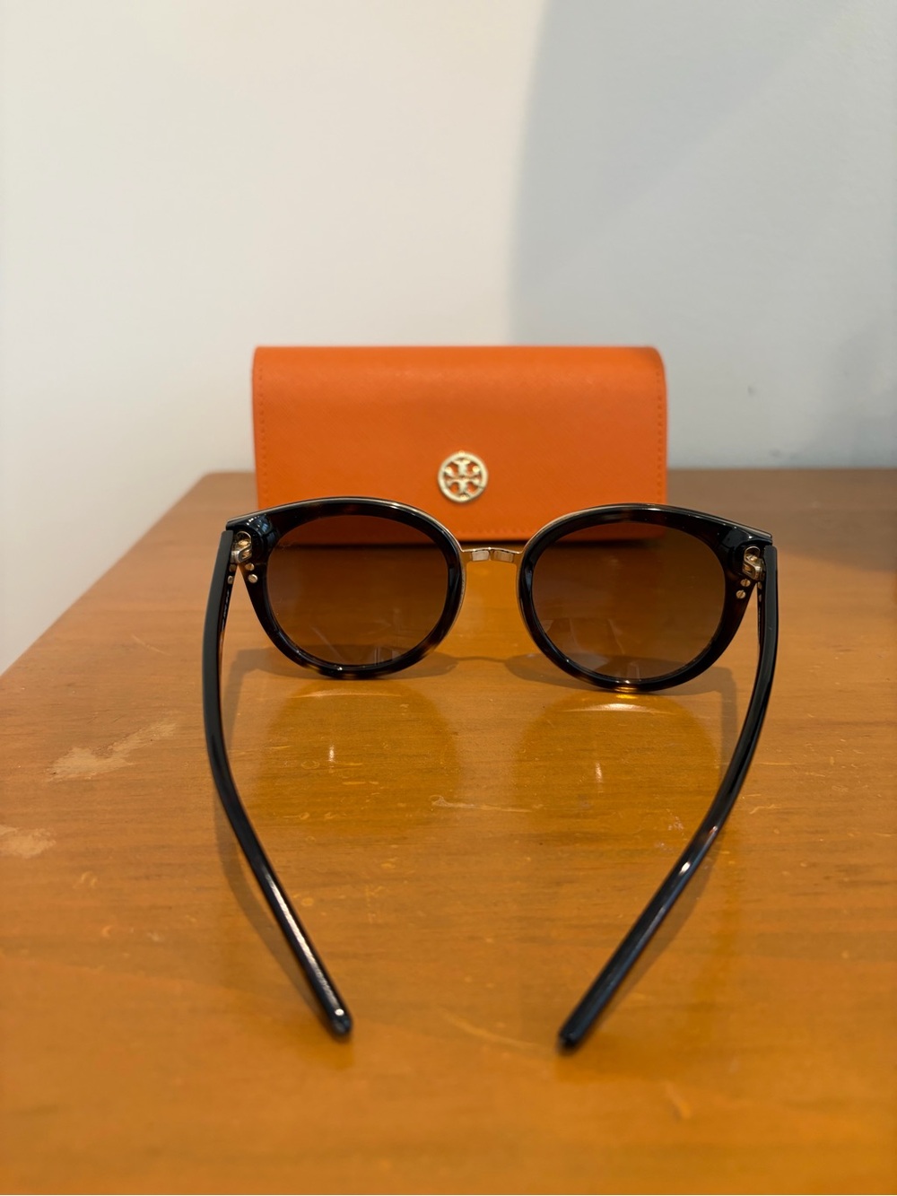 Tory Burch Cat Eye Round Sunglasses - Tortoise - Picture 3 of 5